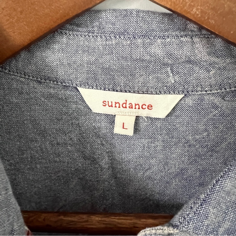 Sundance Colorful Patchwork Button Down Shirt - Picture 2 of 7